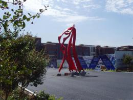 hj1732 不銹鋼雕塑—舞_青島國際服裝城不銹鋼雕塑、石雕、玻璃鋼雕塑_濱州宏景雕塑有限公司