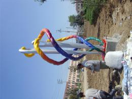 hj1740 不銹鋼雕塑-針線之魅_青島國際服裝城不銹鋼雕塑、石雕、玻璃鋼雕塑_濱州宏景雕塑有限公司