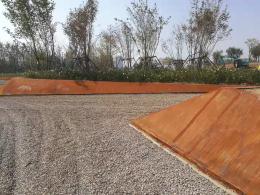 hj3186 濱州植物園銹板花池_濱州植物園銹板花池_濱州宏景雕塑有限公司